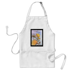 Girl Watches Birds-Precious Package Standard Apron