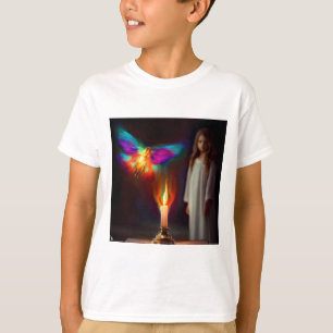 Girl Watching Butterfly T-Shirt