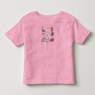 Girl who Loves Cats Toddler T-Shirt