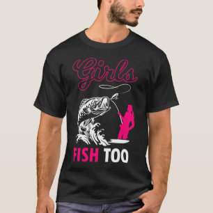 Girl Who Loves Fishing and Beer T-Shirt