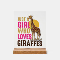 Girl Who Loves Giraffes Vintage Giraffe Shirt Desi