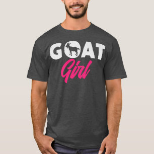 Girl Who Loves Goats Goat Joke Farmer Breeding T-Shirt
