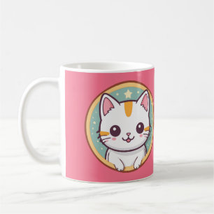Girl Who Loves Kittens Birthday Party Coffee Mug