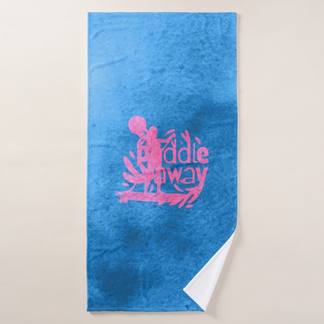 Girl Who Loves Paddle Away  Bath Towel (Bath Towel)