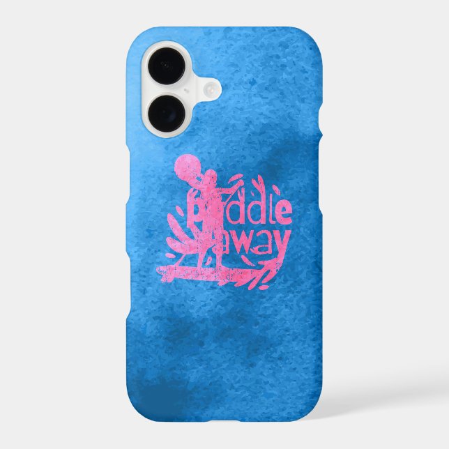 Girl Who Loves Paddle Away  iPhone Case (Back)