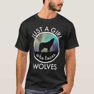 Girl Who Loves Wolves 3 T-Shirt