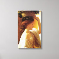 Girl With a Basket of Fruit (by Frederic Leighton)