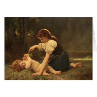 Girl with a Child by Bouguereau 1881