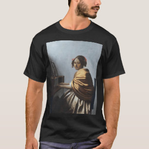 Girl with a Flute attributed to Johannes Vermeer T-Shirt