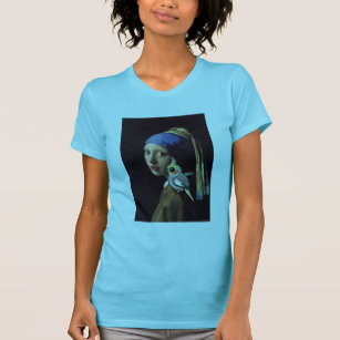 Girl with a Pearl Cockatiel T-Shirt