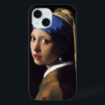 Girl With A Pearl Earring by Johannes Vermeer iPhone 15 Case<br><div class="desc">The Girl With A Pearl Earring 
 by Johannes Vermeer
 Dutch baroque painter (1632 - 1675)
 The Girl With A Pearl Earring in detail - oil on canvas - 1665</div>