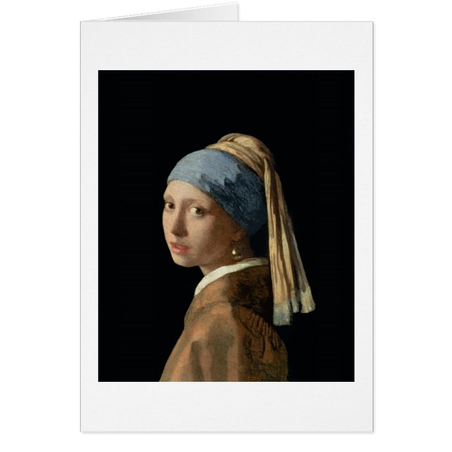 Girl with a Pearl Earring, c.1665-6 (oil on canvas (Front)