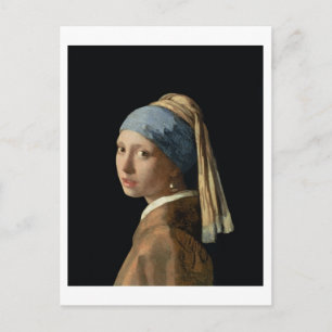 Girl with a Pearl Earring, c.1665-6 (oil on canvas Postcard