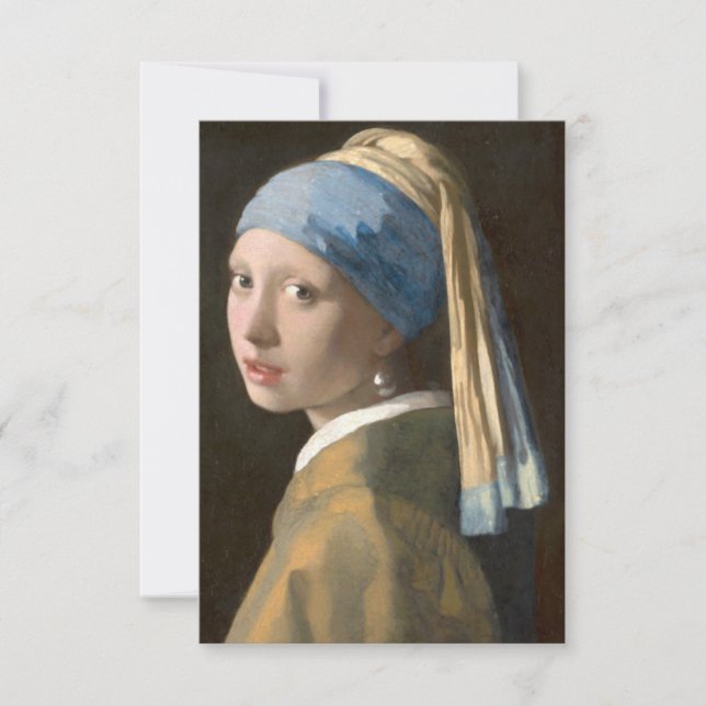 Girl with a Pearl Earring Card (Front)