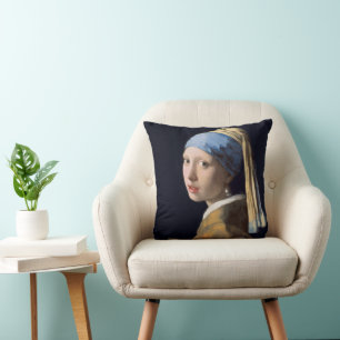 Girl with a Pearl Earring Cushion