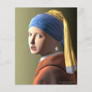 Girl with a pearl earring flyer