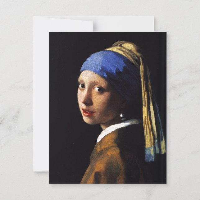 Girl with a Pearl Earring Invitations (Front)