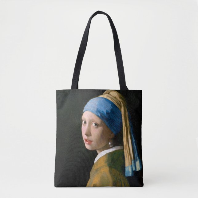 Girl with a Pearl Earring, Johannes Vermeer, 1665 Tote Bag (Front)