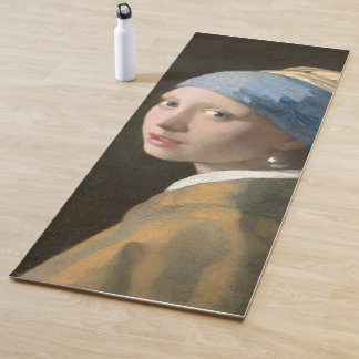Girl with a Pearl Earring-Johannes Vermeer Art Yoga Mat