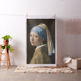 Girl with a Pearl Earring-Johannes Vermeer Fabric