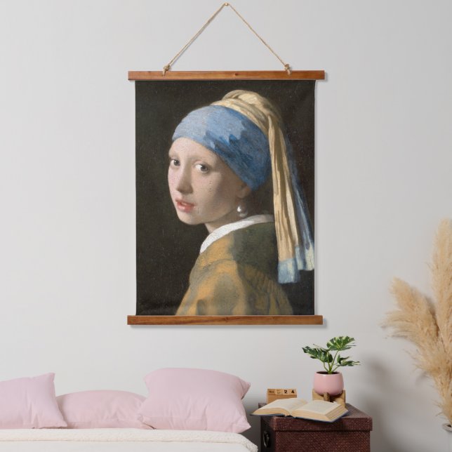 Girl with a Pearl Earring | Johannes Vermeer Hanging Tapestry (Bedroom)