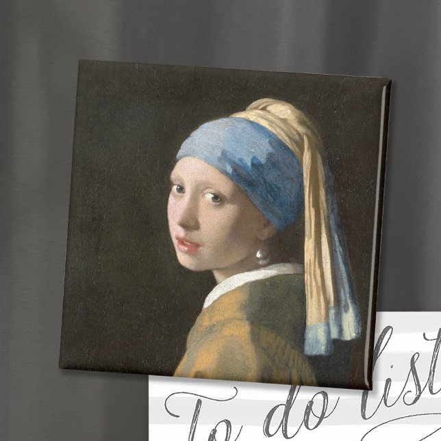 Girl with a Pearl Earring | Johannes Vermeer Magnet (Creator Uploaded)