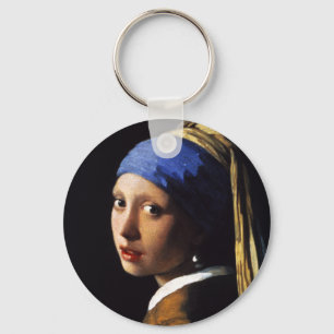 Girl with a Pearl Earring Key Chain