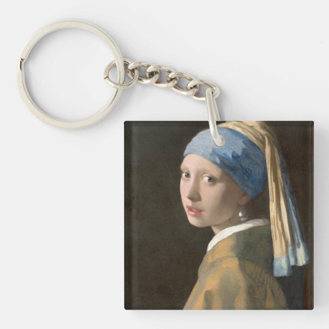 Girl with a Pearl Earring Key Ring (Front)