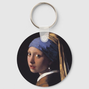Girl with a Pearl Earring Key Ring