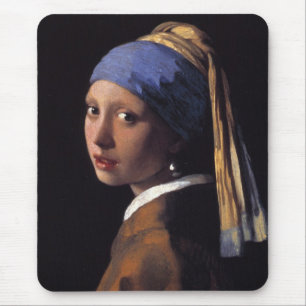 Girl with a Pearl Earring Mouse Mat