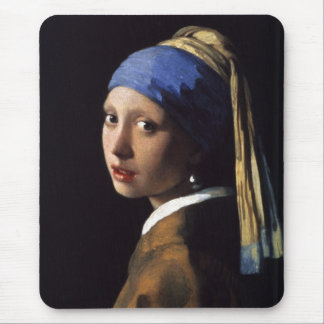 Girl With A Pearl Earring Mouse Mat