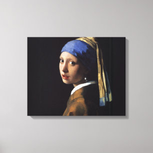 Girl with a Pearl Earring Painting Canvas Print