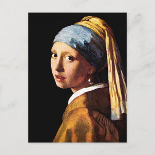 Girl with a Pearl Earring Postcard