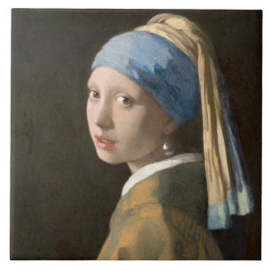 Girl with a pearl earring  tile