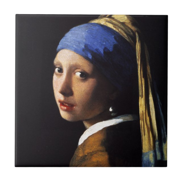 Girl with a Pearl Earring Tile (Front)