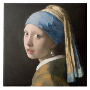 Girl with a Pearl Earring Tile