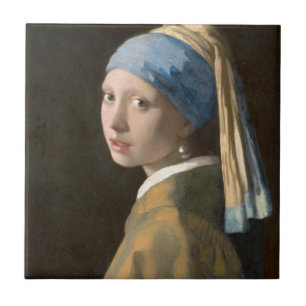 Girl with a Pearl Earring Tile