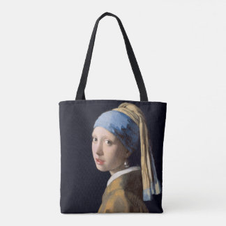 Girl with a Pearl Earring Tote Bag