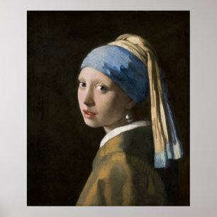 Girl with a Pearl Earring — Vermeer Poster