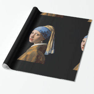 Girl with a Pearl Earring Wrapping Paper