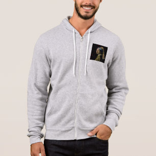 Girl With A Strawberry Earring Fine Art Spoof Hoodie