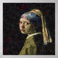 Girl With A Strawberry Earring Fine Art Spoof