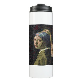 Girl With A Strawberry Earring Fine Art Spoof  Thermal Tumbler