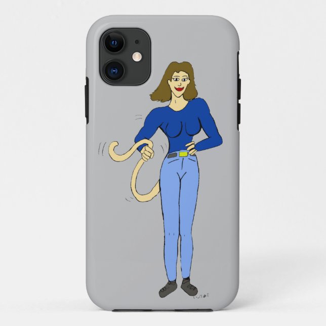 girl with a tail  Case-Mate iPhone case (Back)