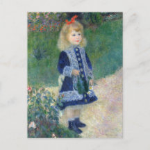 Girl With A Watering Can by Renoir, Impressionism,