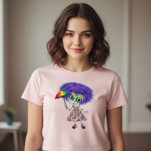 girl with an umbrella baby T-Shirt