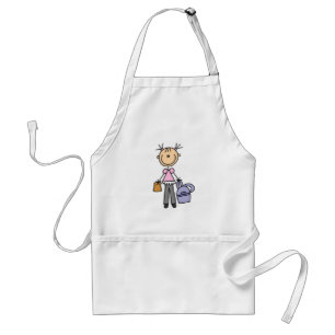 Girl With Backpack Standard Apron