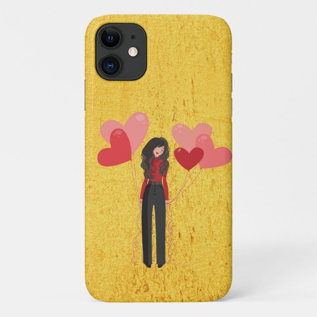 Girl with balloon whimsical Case-Mate iPhone case (Back)