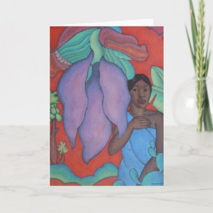 'Girl with Banana Leaf' - Arman Manookian Card