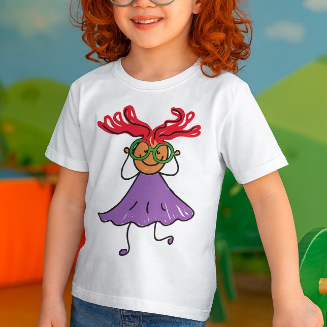 Girl With Big Glasses T-Shirt (Creator Uploaded)